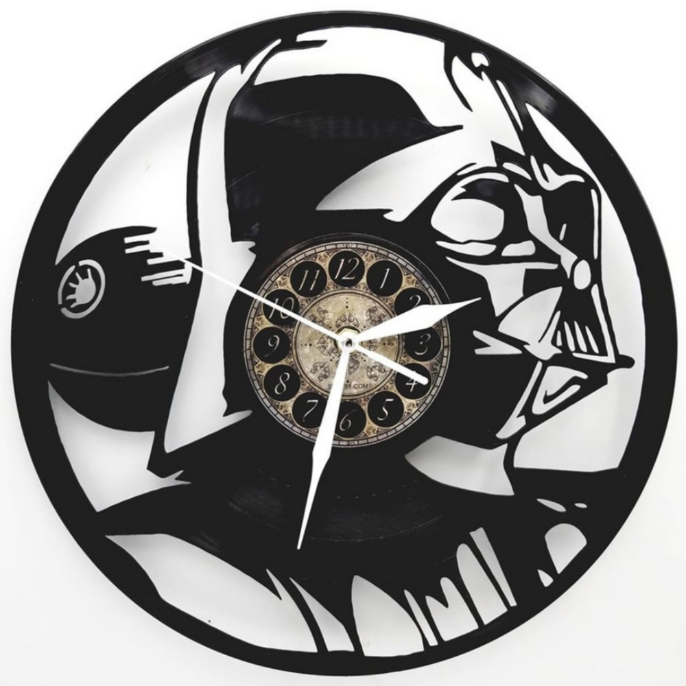 DARTH VADER vinyl record clock for star wars fan makes a nice gift
